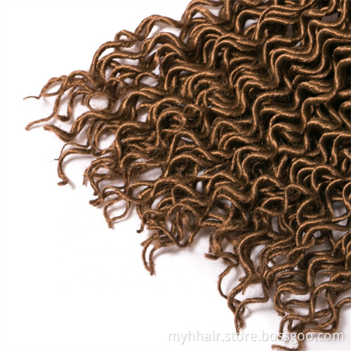 curly 16 inch Crochet Braid hair 75g/pack,24 strands/pack Synthetic Braiding Hair extensions Soft Dread Locks Crochet Braids